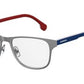  Carrera 1104/V Rectangular Eyeglasses 0R81-Matte Ruthenium