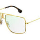  Carrera 1108 Rectangular Eyeglasses 0001-Yellow Gold (Back Order 2 weeks)