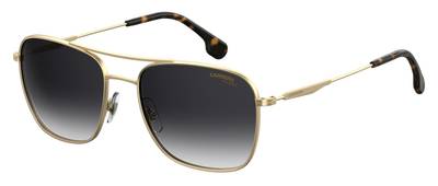  Carrera 130/S Rectangular Sunglasses 0AOZ-Semi Matte Gold