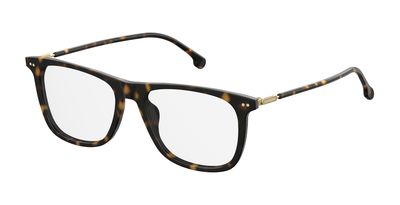  Carrera 144/V Rectangular Eyeglasses 0086-Dark Havana