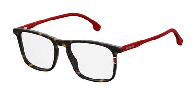  Carrera 158/V Rectangular Eyeglasses 0O63-Havana Red