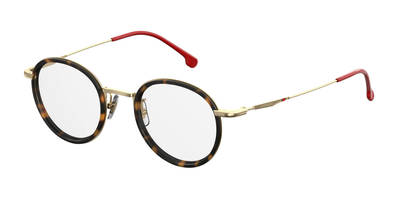  Carrera 163/V/F Oval Modified Eyeglasses 0086-Dark Havana