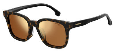  Carrera 185/F/S Rectangular Sunglasses 0086-Dark Havana