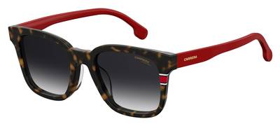  Carrera 185/F/S Rectangular Sunglasses 0O63-Havana Red