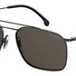  Carrera 186/S Rectangular Sunglasses 0V81-Dark Ruthenium Black