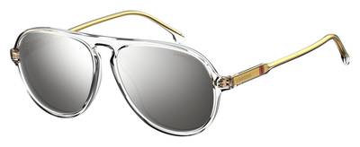  Carrera 198/S Aviator Sunglasses 0900-Crystal (Back Order 2 weeks)