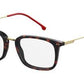  Carrera 2003T/V Rectangular Eyeglasses 0086-Dark Havana