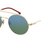  Carrera 2004T/S Oval Modified Sunglasses 0Y11-Gold Red
