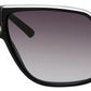  Carrera 33/S Rectangular Sunglasses 08V6-Black Crystal Gray