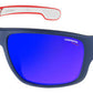  Carrera 4006/S Rectangular Sunglasses 0RCT-Matte Blue