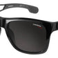  Carrera 4007/S Rectangular Sunglasses 0807-Black