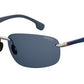  Carrera 4010/S Rectangular Sunglasses 0R80-Semi Matte Dark Ruthenium