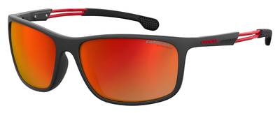  Carrera 4013/S Rectangular Sunglasses 0BLX-Bkrt Crystal Red (Back Order 2 weeks)