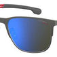  Carrera 4014/GS Rectangular Sunglasses 0R80-Semi Matte Dark Ruthenium