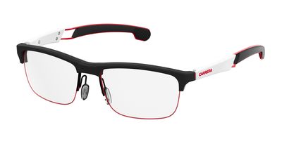  Carrera 4403/V Rectangular Eyeglasses 04NL-Matte Black White