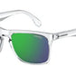  Carrera 5043/S Rectangular Sunglasses 0900-Crystal