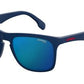  Carrera 5043/S Rectangular Sunglasses 0RCT-Matte Blue