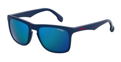 Carrera 5043/S Rectangular Sunglasses 0RCT-Matte Blue