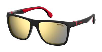  Carrera 5047/S Rectangular Sunglasses 0003-Matte Black