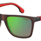  Carrera 5047/S Rectangular Sunglasses 04IN-Matte Brown (Back Order 2 weeks)