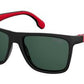  Carrera 5047/S Rectangular Sunglasses 0807-Black