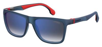  Carrera 5047/S Rectangular Sunglasses 0IPQ-Matte Bl Blue (Back Order 2 weeks)