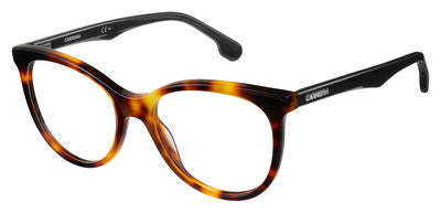  Carrera 5545/V Cat Eye/Butterfly Eyeglasses 0555-Light Havana Black