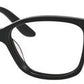  Ca 6639 Rectangular Eyeglasses 0807-Black