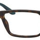  Ca 6643 Rectangular Eyeglasses 0KY6-Havana Green