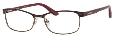  Ca 6644 Rectangular Eyeglasses 0MSC-Demi Brown / Burgundy