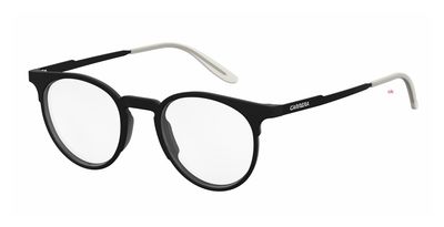  Ca 6665 Oval Modified Eyeglasses 0GTN-Matte Black Shiny Black