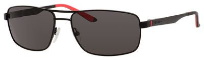  Carrera 8011/S Rectangular Sunglasses 0003-Matte Black (Back Order 2 weeks)