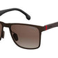  Carrera 8026/S Rectangular Sunglasses 0YZ4-Matte Brown
