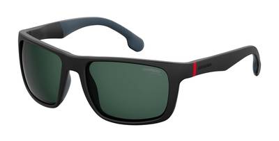 Carrera 8027/S Rectangular Sunglasses 0003-Matte Black