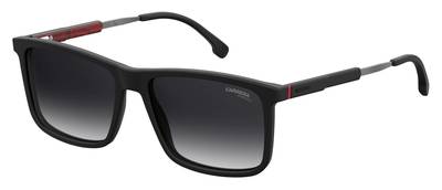  Carrera 8029/S Rectangular Sunglasses 0807-Black