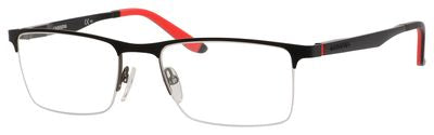  Ca 8810 Rectangular Eyeglasses 0YIH-Semi Matte Black Dark Ruthenium