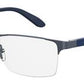  Ca 8821 Rectangular Eyeglasses 0PJP-Blue