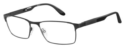  Ca 8822 Rectangular Eyeglasses 010G-Matte Black Black