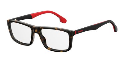  Carrera 8824/V Rectangular Eyeglasses 00AM-Matte Black Havana (Back Order 2 weeks)