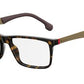  Carrera 8825/V Rectangular Eyeglasses 0086-Havana