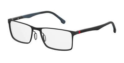  Carrera 8827/V Rectangular Eyeglasses 0003-Matte Black