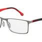  Carrera 8827/V Rectangular Eyeglasses 0R80-Semi Matte Dark Ruthenium