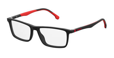  Carrera 8828/V Rectangular Eyeglasses 0003-Matte Black (Back Order 2 weeks)