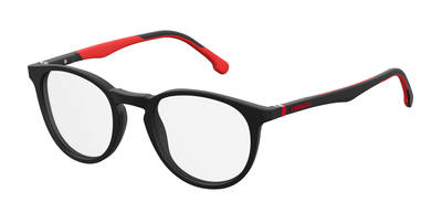  Carrera 8829/V Oval Modified Eyeglasses 0003-Matte Black