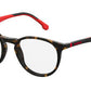  Carrera 8829/V Oval Modified Eyeglasses 0086-Dark Havana