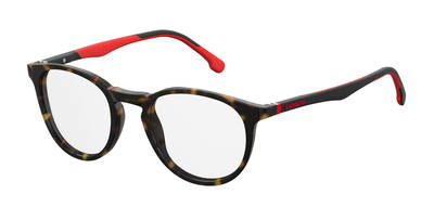  Carrera 8829/V Oval Modified Eyeglasses 0086-Dark Havana