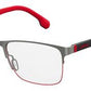  Carrera 8830/V Rectangular Eyeglasses 0R80-Semi Matte Dark Ruthenium