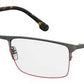  Carrera 8832 Rectangular Eyeglasses 0R80-Semi Matte Dark Ruthenium (Back Order 2 weeks)