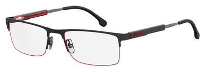  Carrera 8835 Rectangular Eyeglasses 0003-Matte Black