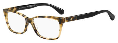 KS Camberly Rectangular Eyeglasses 0581-Havana Black (Back Order 2 weeks)